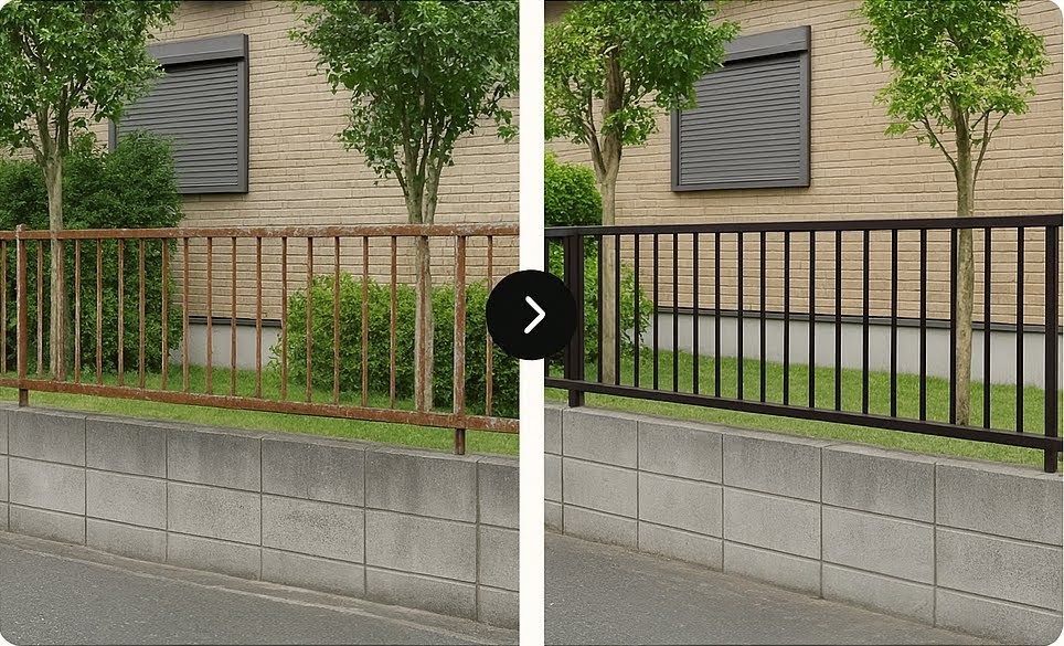 付帯部塗装事例